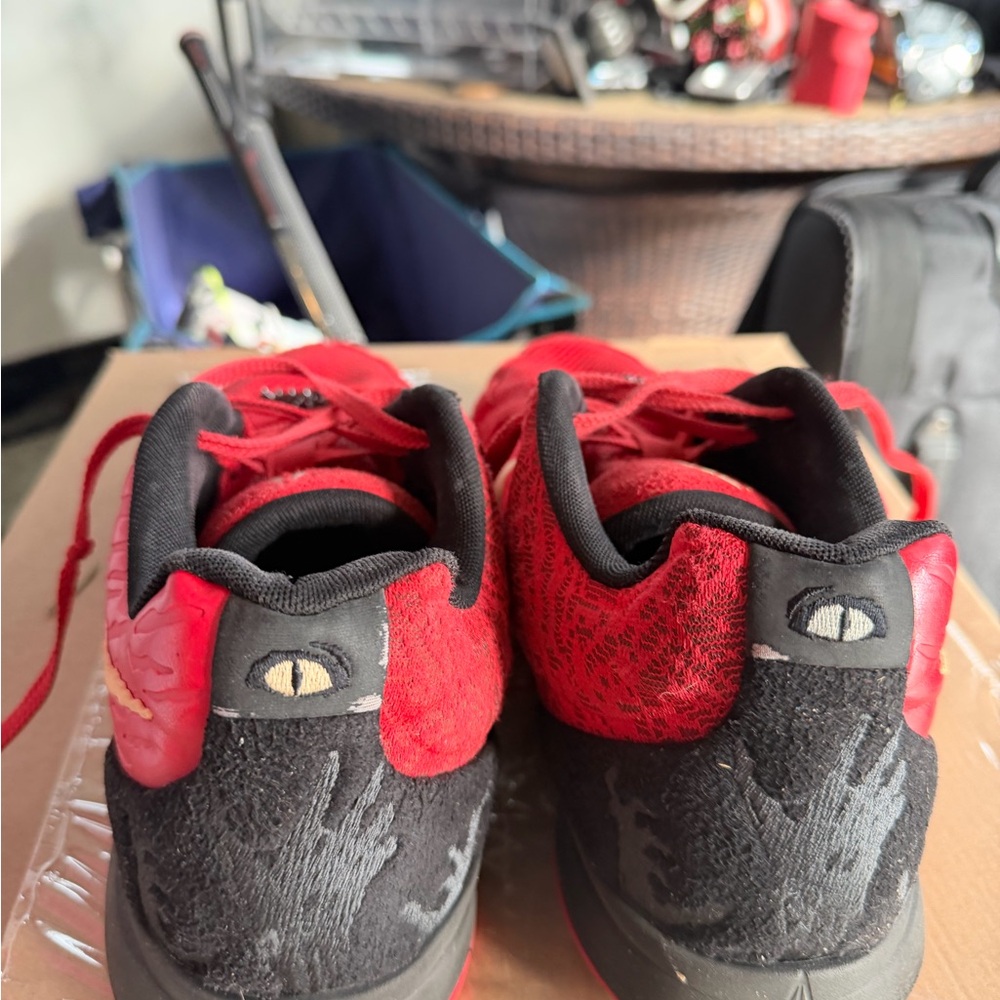 Men’s Ja Morant Red and Black Shoes